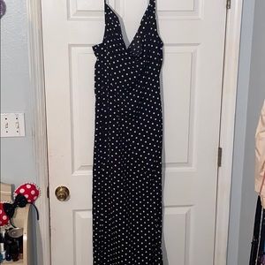 Polka dot dress plus size